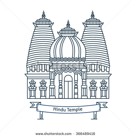 Indian Temple Drawing at PaintingValley.com | Explore collection of