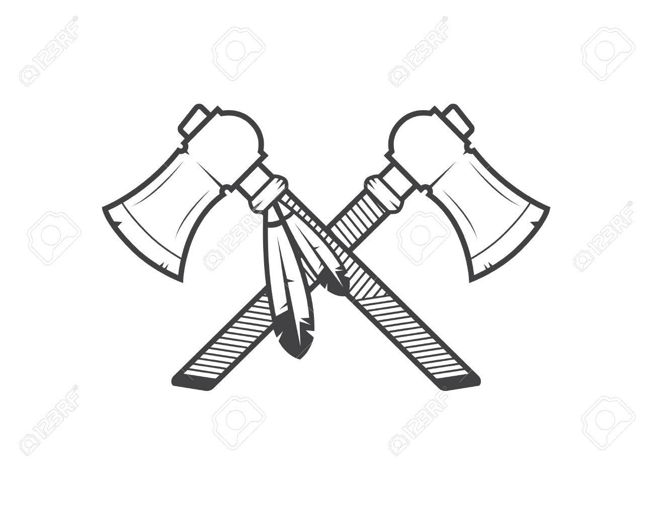 1300x1004 tomahawk drawing cherokee for free download - Indian Tomahawk Drawing