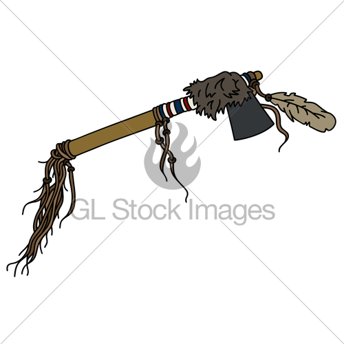500x500 Traditional Indian Tomahawk Gl Stock Images - Indian Tomahawk Drawing