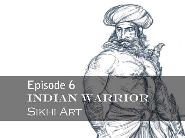 640x480 How To Draw An Indian Warrior Sikhi Art - Indian Warrior Drawing