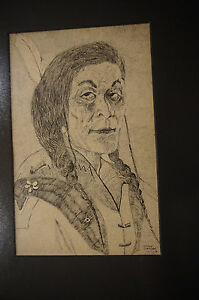 Indian Woman Drawing