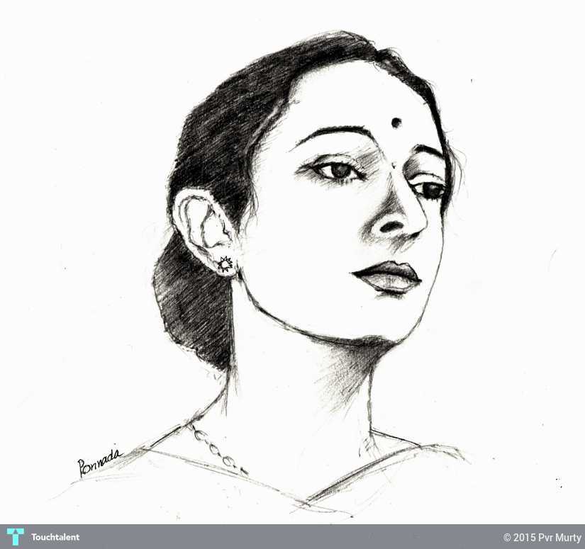 825x775 Indian Woman - Indian Woman Drawing