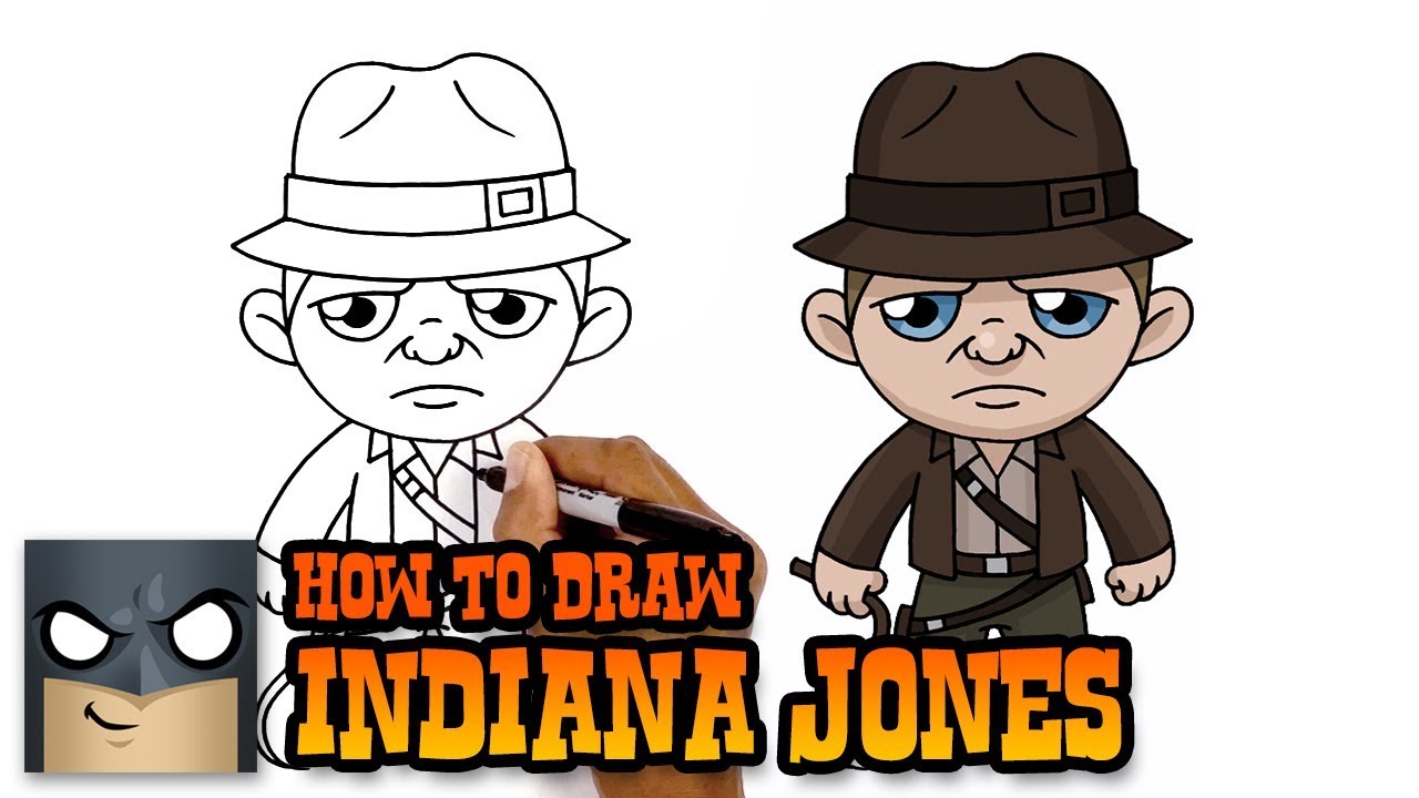 1280x720 how to draw indiana jones - Indiana Jones Drawing
