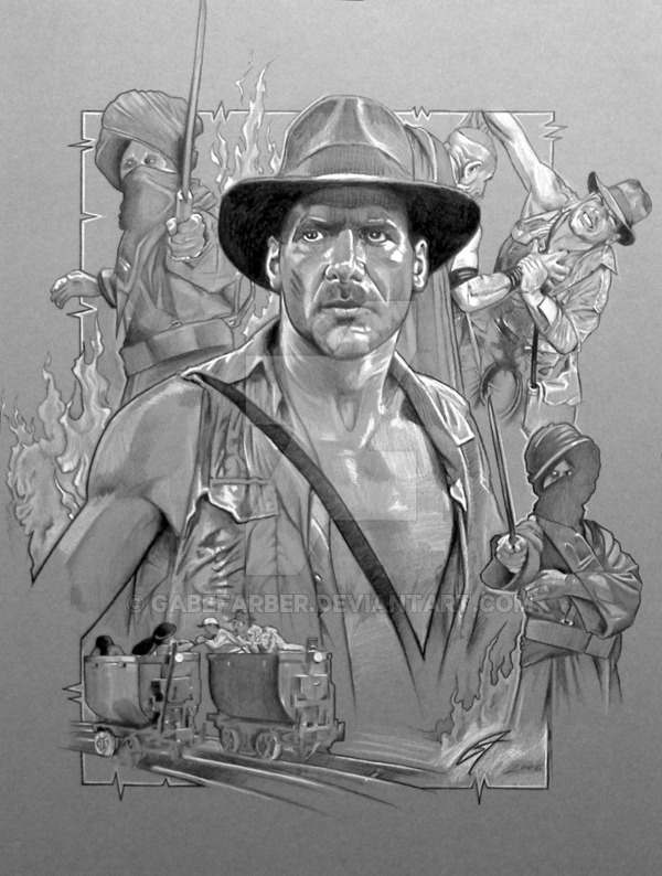 600x794 indiana jones - Indiana Jones Drawing