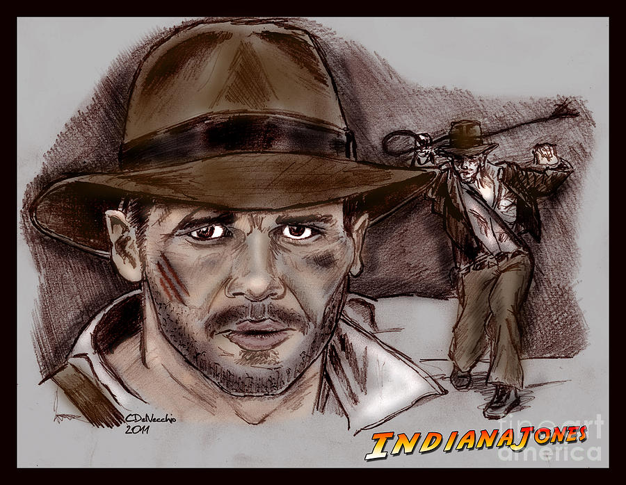 900x698 indiana jones drawing - Indiana Jones Drawing