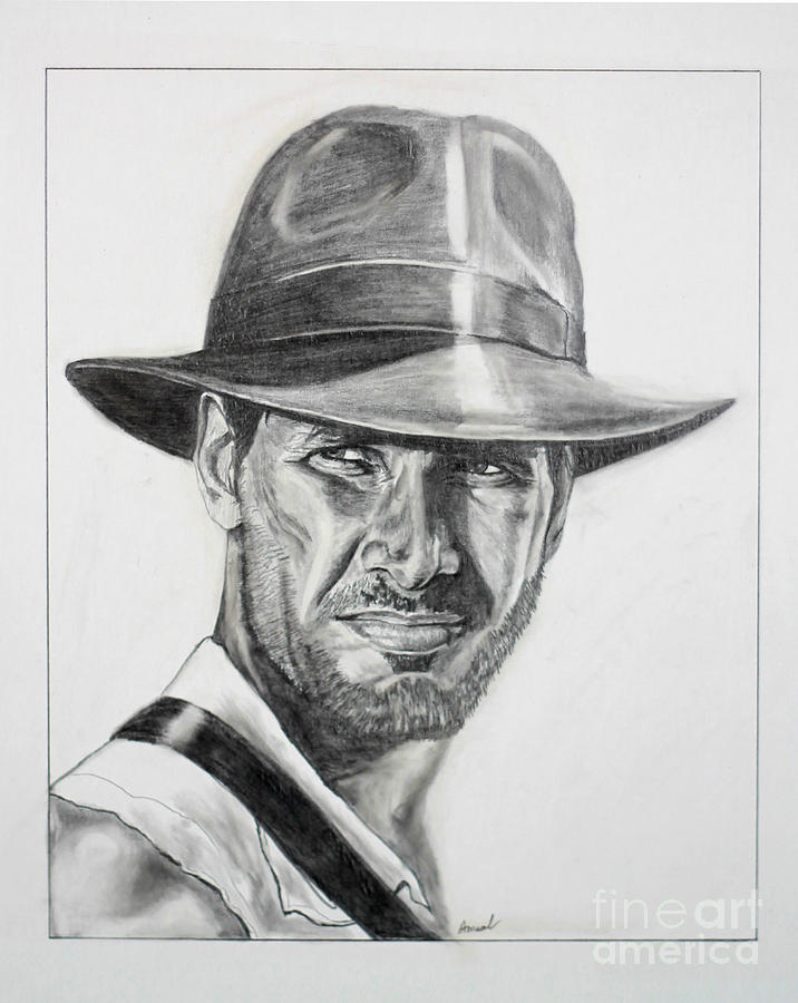 716x900 indiana jones drawing - Indiana Jones Drawing