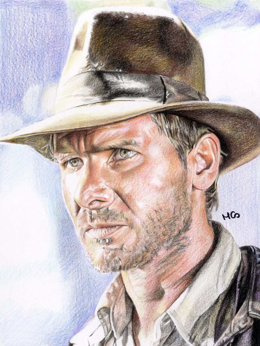 902x1200 cherrymidnightart on twitter harrison ford indiana jones - Indiana Jones Drawing