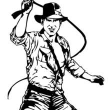220x220 indiana jones and his leather whip coloring pages - Indiana Jones Drawing
