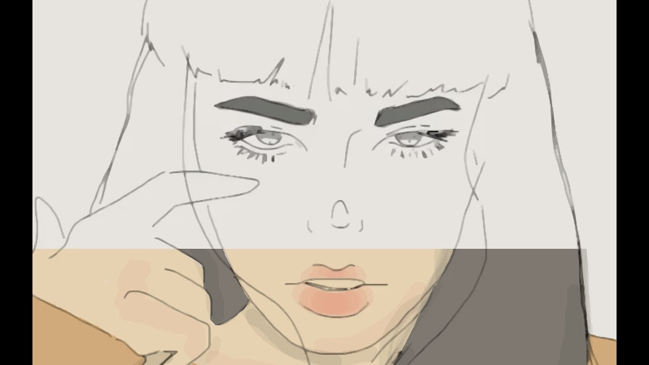 1280x720 How I Color My Drawings Using Gimp Speed Paint Hipster Indie Be - Indie Drawings