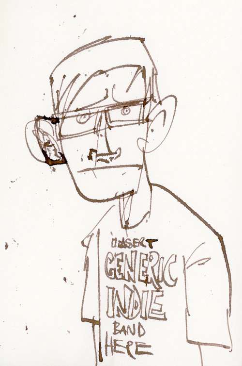500x754 Stevemaystuff 'insert Generic Indie Band Here' Other Drawings - Indie Drawings