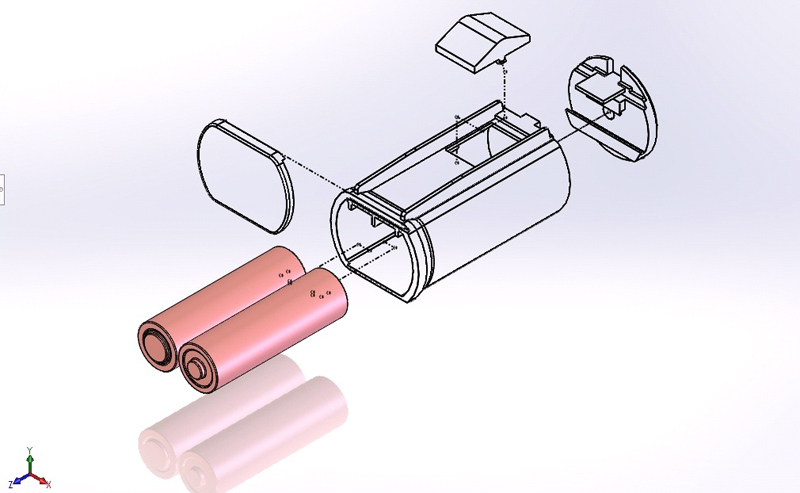 800x493 display mode of individual component in an assembly drawing - Individual Drawing