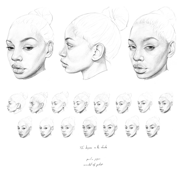 600x568 Designer Creates A Brilliant Animated Self Portrait - Individual Drawing