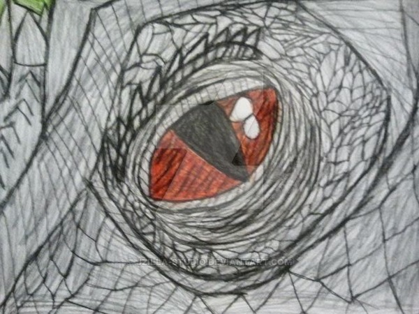 600x450 indominus rex eye drawing!!! - Indominus Rex Drawing