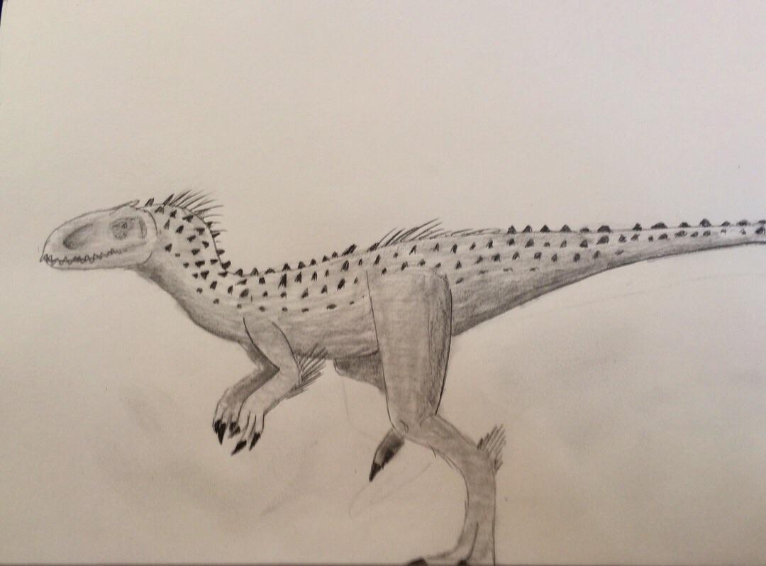 1080x798 indominus rex drawing - Indominus Rex Drawing
