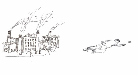 480x263 Mike Mills Drawings From The Film Beginners - Industrial Revolution Drawing
