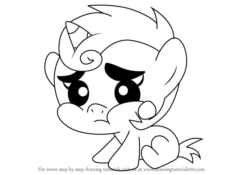 800x567 learn how to draw infant snips from my little pony - Infant Drawing