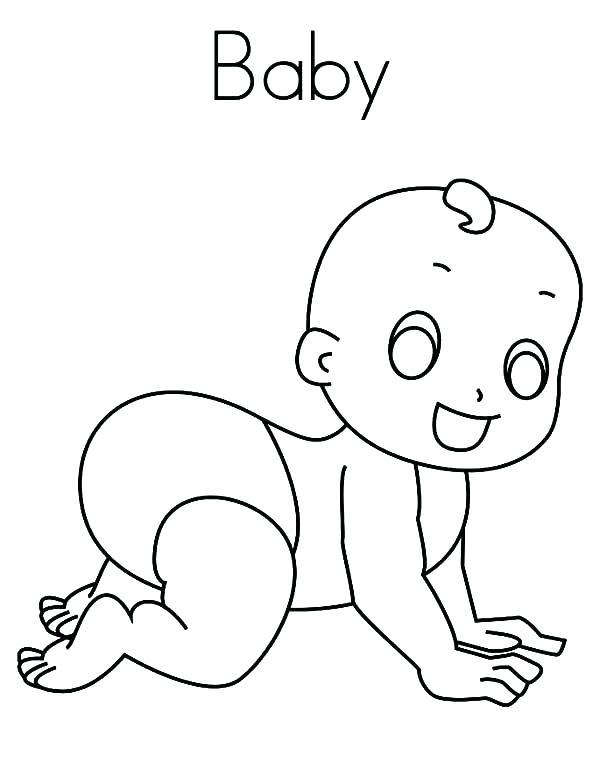 600x776 Baby Drawing Godshelters - Infant Drawing