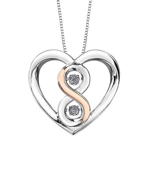 486x600 diamond 'pulse infinity heart necklace dana's goldsmithing - Infinity Heart Drawing