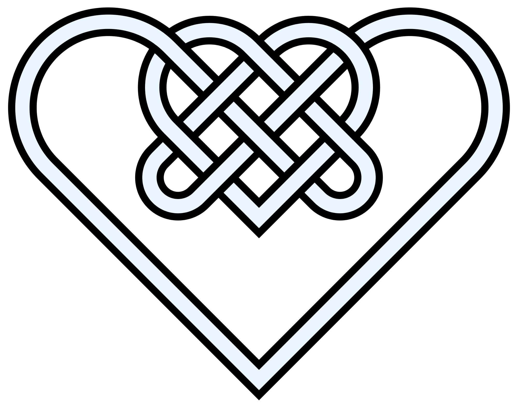 2000x1563 infinity heart clipart - Infinity Heart Drawing