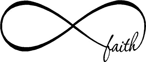 500x212 laptop mac decal faith infinity symbol keyboard vinyl - Infinity Sign Drawing