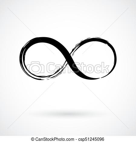 450x470 infinity symbol grunge brush stroke infinity symbol hand painted - Infinity Sign Drawing