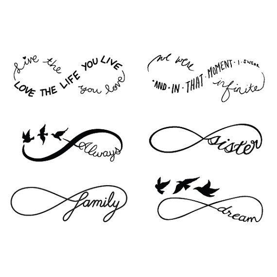 570x570 Infinity Symbol Set - Infinity Symbol Drawing