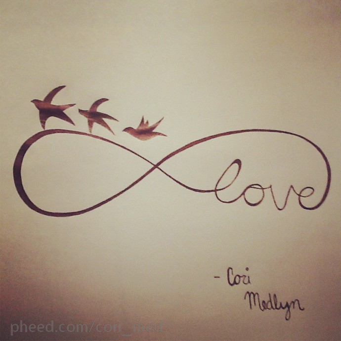 690x690 Infinity Symbol Tattoo Designs - Infinity Symbol Drawing