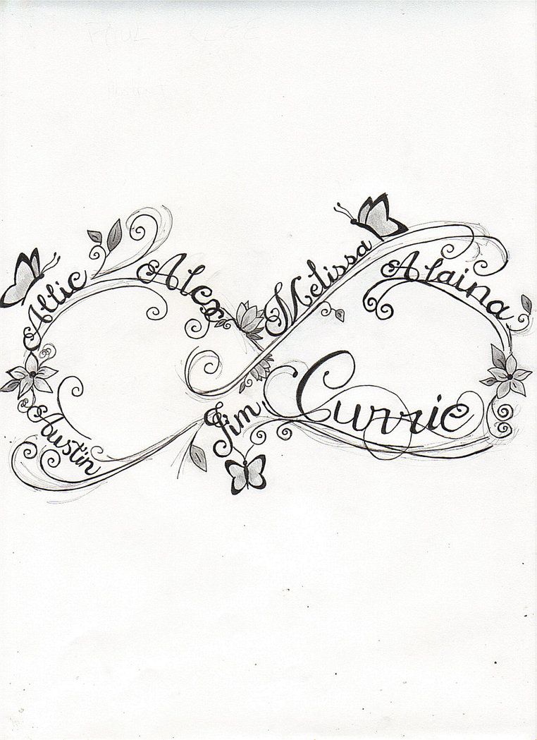 762x1049 Infinity Symbol Tattoo - Infinity Symbol Drawing