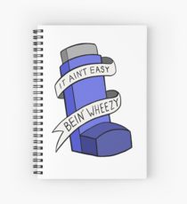 210x230 Inhaler Drawing Spiral Notebooks Redbubble - Inhaler Drawing
