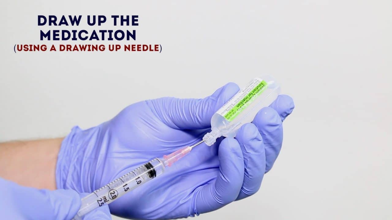 1280x720 Intramuscular Injection - Injection Drawing