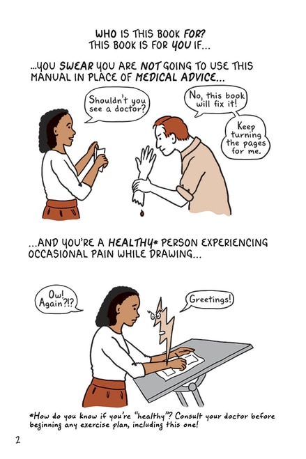 439x659 review draw stronger self care for cartoonists visual artists - Injury Drawing