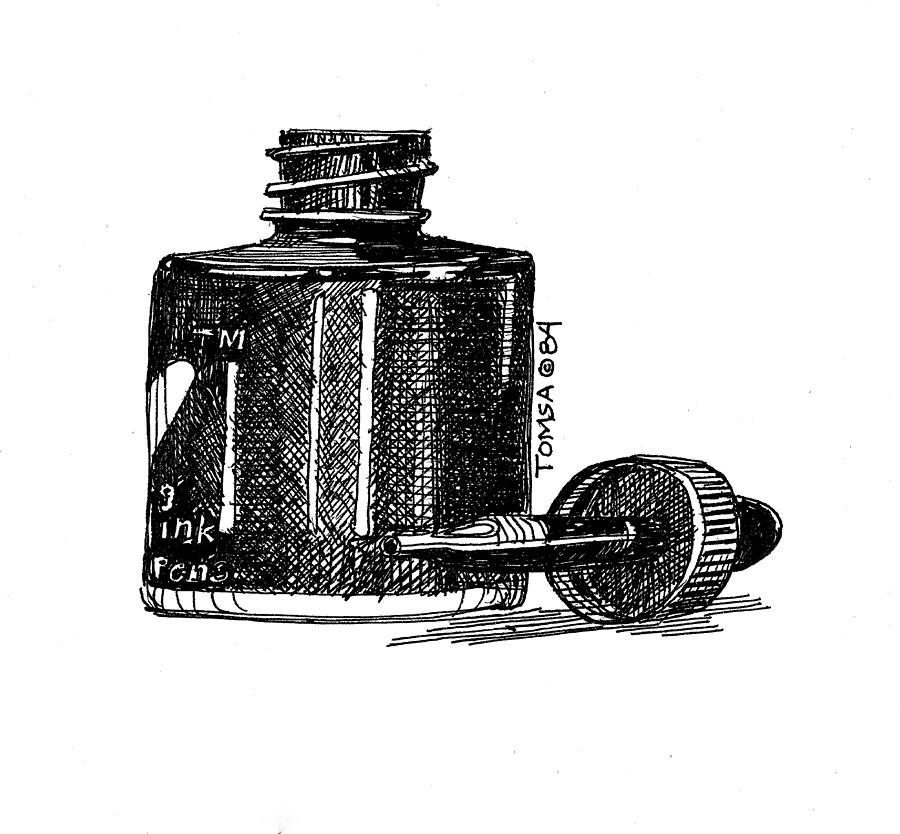 Simple Ink Bottle Drawing Popular Century