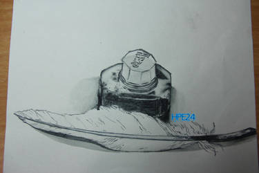 375x250 Ink Bottle And Quill Drawing Thing - Ink Bottle Drawing