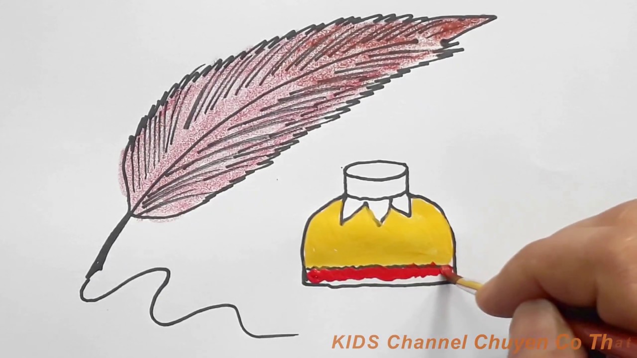 1280x720 Simple Example How To Draw Ink Bottle - Ink Bottle Drawing