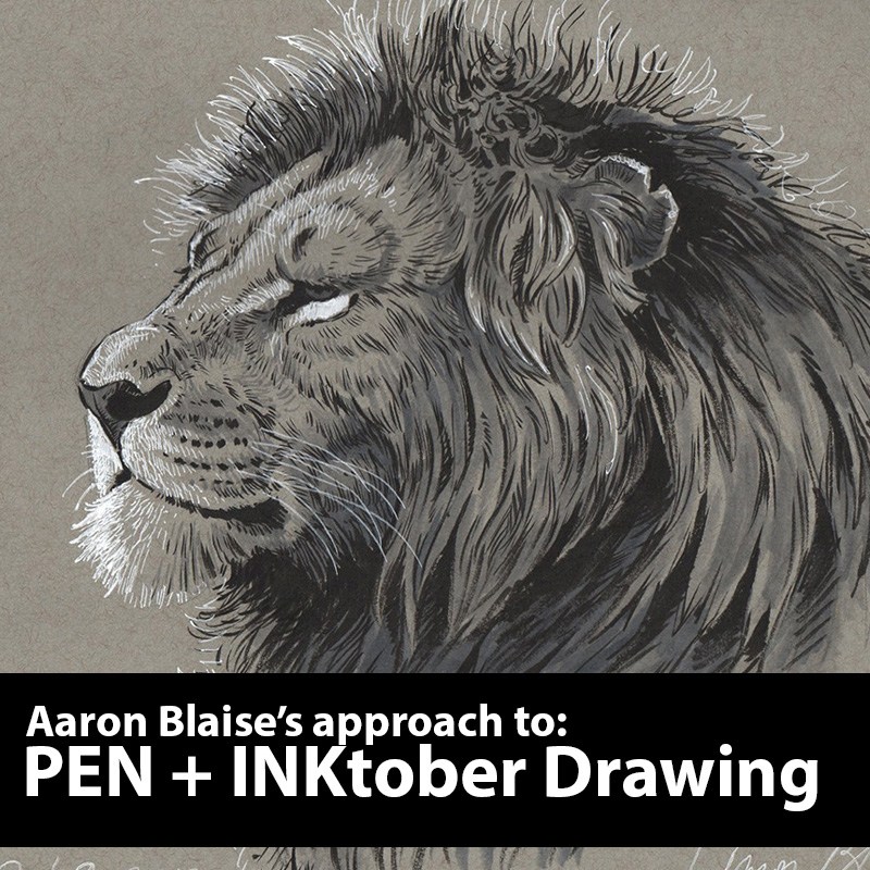 800x800 Pen Ink Drawing With Aaron Blaise - Ink Drawing Tutorial