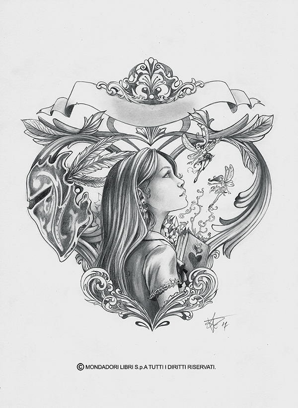 600x820 Inkheart Trilogy - Ink Heart Drawing