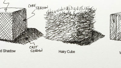 400x225 Pen And Ink Drawing Tutorials - Ink Line Drawing