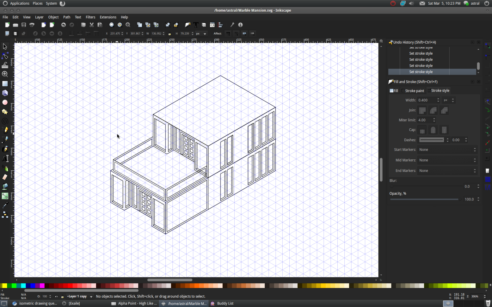 1600x1000 Isometric Drawing Question - Inkscape Drawing