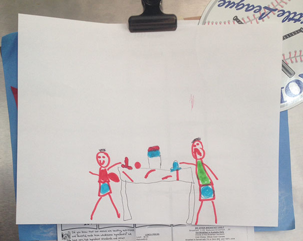 605x480 My Little Brother's Innocent Drawing Ruined - Innocent Drawing