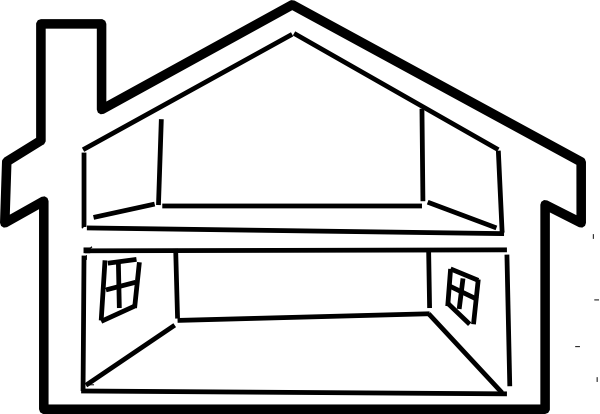 600x414 Inside House Drawing - Inside A House Drawing