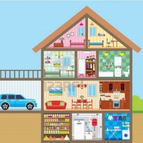 500x500 Inside House Drawing Awesome Best French Vocab House Daily - Inside A House Drawing