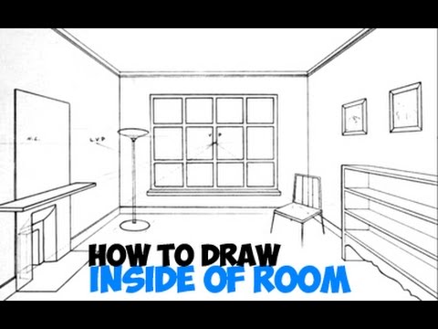 480x360 How To Draw In Point Perspective - Inside House Drawing