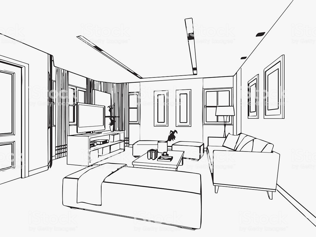 Inside House Drawing at Explore collection of