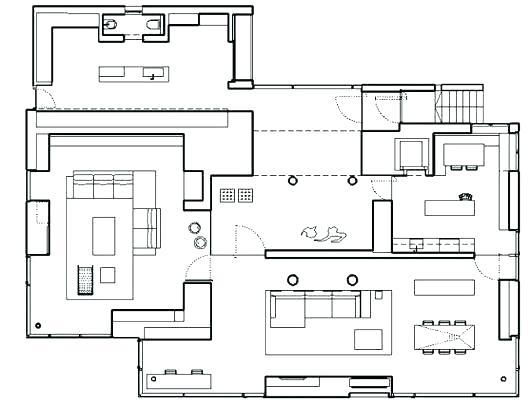 530x406 Modern House Drawing - Inside House Drawing