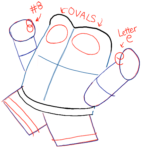 482x508 How To Draw Anger From Inside Out With Easy Step - Inside Out Anger Drawing