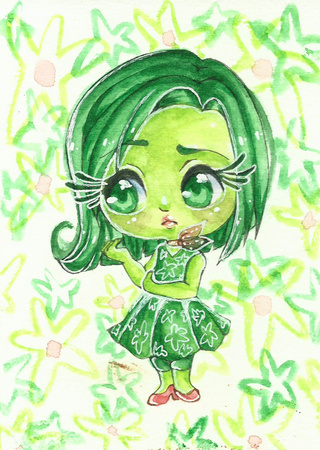 320x450 drawing of disgust from inside out - Inside Out Disgust Drawing