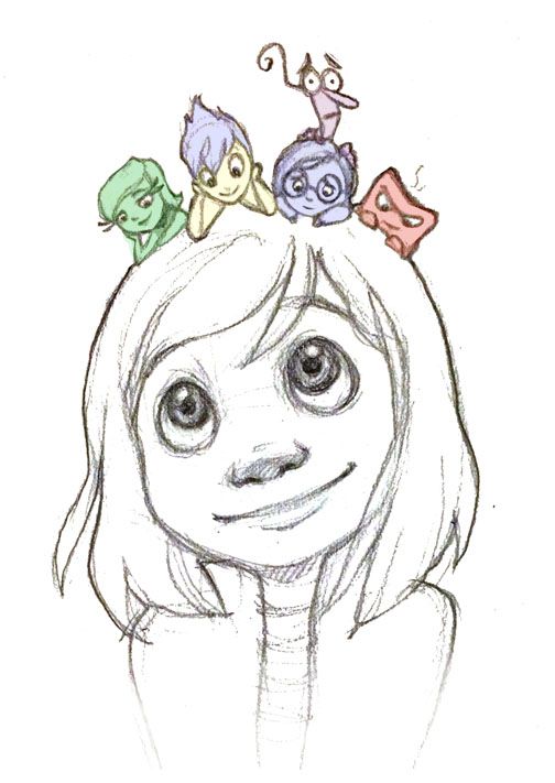 504x711 Pixar's Inside Out - Inside Out Drawing