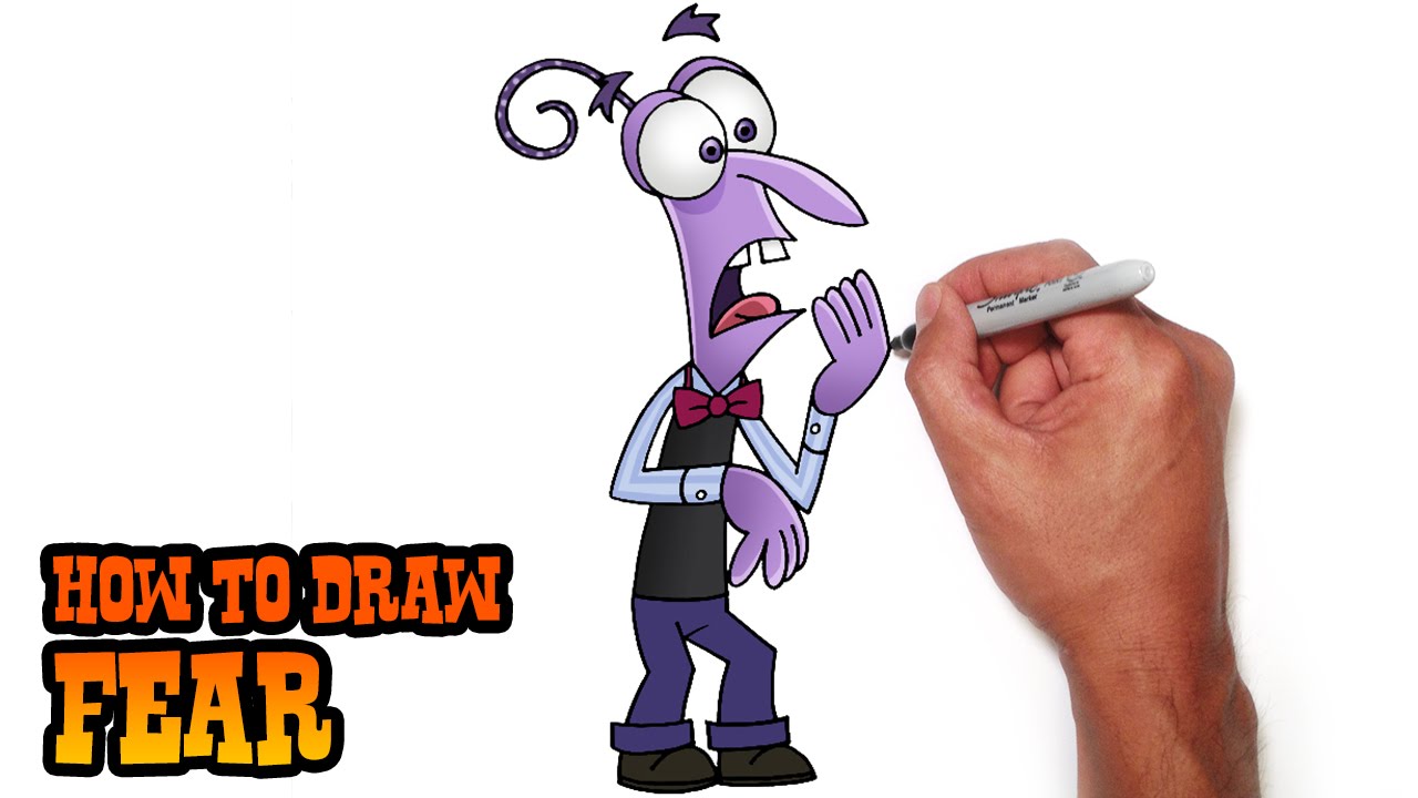 1280x720 How To Draw Fear Inside Out - Inside Out Drawing Fear