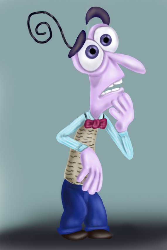 570x850 Learn How To Draw Fear From Inside Out - Inside Out Drawing Fear