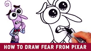 320x180 How To Draw Fear From Inside Out Cute And Easy - Inside Out Drawing Fear